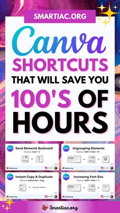 If Your Are An Active Designer That Hates Wasting Hour On Designing, These Canva Hacks Are For You! These Canva Shortcuts And Canva Tips Will Blow Your Mind Once You Know Them. Save Yourself Hunfreds Of Hours Of Canva By Knowing The Backdoors To Commands That Will Make Designing Fun And Easy. Check These Out Now! #CanvaPro #DesignTips #DesignHacks Canva Homework Ideas, Canva Shortcut Keys, Canva Ideas For Beginners, How To Canva, Canva Design Tips, How To Use Canva Tutorials, Canva Business Ideas, Canva For Beginners, Canva Tutorials Ideas