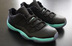 Air Jordan 11 "Black Tiffany" Custom Air Jordan 11 Black, Nike Free Runners, Tennis Shoes Outfit, Retro 11, Nike Air Jordans, Jordan Sneakers, Nike Free Shoes, Free Shoes