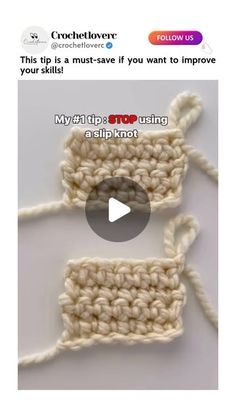 the video shows how to crochet for beginners, and how to use it