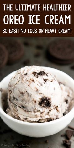 the ultimate healthier oreo ice cream so easy no eggs or heavy cream