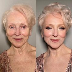 Woman Transformation, Makeup Tips For Older Women, Makeup For Older Women, Hooded Eye Makeup, Makeup Transformation, Diet Vegetarian, Bride Makeup, Gorgeous Makeup, Beautiful Makeup