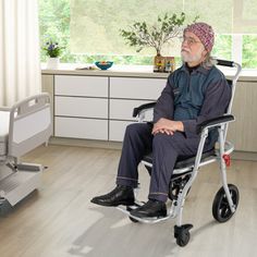 Enhance mobility and comfort with our 4-in-1 Multi-purpose Bedside Commode Toilet Chair. This foldable aluminum shower wheelchair comes with a footrest and a removable bucket, making it easy to clean and maintain. Designed for versatility, it can be used as a bedside commode, shower chair, toilet chair, or transport wheelchair. The lightweight, foldable frame ensures easy storage and portability, perfect for home use or on-the-go. Ideal for seniors and those with mobility issues, this chair provides essential support and convenience for daily living activities. Main Features ● 4-in-1 Multifunctional Design: The commode wheelchair can be switched from a bedside commode to a shower chair or raised toilet seat without the need for additional tools. The multifunctional design makes it a perfec Shower Wheelchair, Mobile Toilet, Bedside Commode, Toilet Chair, Bath Chair, Transport Wheelchair, Commode Chair, Picnic Table Bench, Rocking Chair Porch