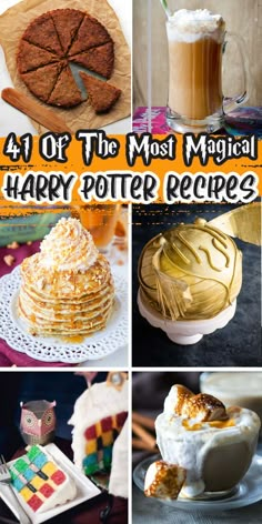 the most popular harry potter recipes and desserts from around the world, including pancakes to pies