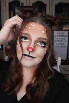 Instagram @makeupbyteddi Rudolph Face Paint, Kids Face Painting Easy, Camo Party, Christmas Face Painting, Concert Ideas, Face Painting Easy, Kids Face Paint, Dress Up Day