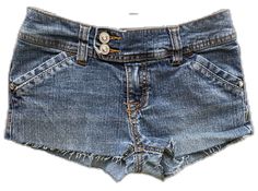 Party Grunge, Grunge 2000s, Y2k Denim, Mini Party, Jean Short, Denim Jean Shorts, Blue Jean Shorts, Low Waisted, Blue Denim Jeans