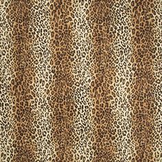 a brown and black animal print fabric