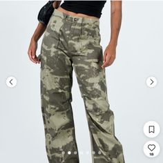 Questions? Leave A Comment Below! Spring Camouflage Pants With Side Pockets, Camouflage Pants With Side Pockets For Spring, Spring Camouflage Full-length Cargo Pants, Spring Camouflage Straight Leg Pants, Spring Camouflage Straight Leg Cargo Pants, Straight Leg Camouflage Cargo Pants For Spring, Spring Camouflage Wide Leg Pants, Spring Camouflage Straight Leg Bottoms, Wide Leg Camouflage Pants For Spring