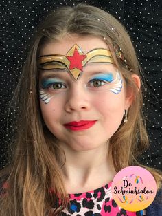 Face Painting Superhero, Simple Face Paint, Halloween Face Paint Ideas, Superhero Makeup, Easy Face Painting Designs, Princess Face Painting