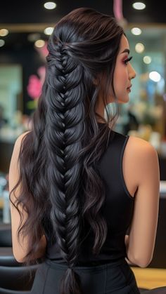 Long Straight Hairstyles Braids, Loki Inspired Hairstyles, Long Hairstyles For Straight Hair, Braid Variations, Rapunzel Braid, Crown Hairstyle, Httyd Oc, Curls Without Heat, Hot Hairstyles