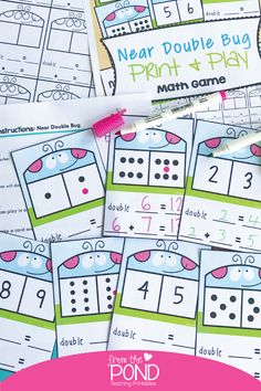 the printable numbers and counting game for toddlers to practice their number recognition skills