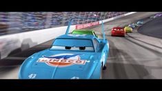 the cars are racing in disney's cars 2