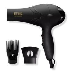 Professional 1875W Superlite + Quiet Ionic Turbo Dryer - Hot Tools | Ulta Beauty Brazilian Wool Hairstyles, Hair Tool Set, Hot Tools Professional, Hair Frizz, Hot Tools, Fun Shots, Blow Dryer, Smooth Hair, Ulta Beauty