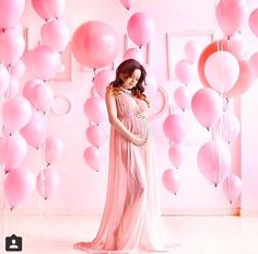 Pink Maternity Dress, Maternity Dresses Photography, Maternity Dresses For Photoshoot, Dress Maternity, Maternity Pictures, Pregnancy Photos, Maternity Dresses, Get One, Family Photos