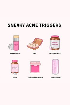 Sneaky Acne Triggers, Acne Triggers, Spa Esthetic, Skin Inspiration, Selfcare Ideas, Skincare Business, Skin Goals