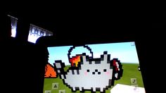 an image of a pixelated sheep in the dark