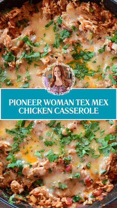 Pioneer Woman Tex Mex Chicken Casserole Pioneer Woman Easy Tex Mex Chicken And Rice, Pioneer Woman Recipes Dinner, Chicken Rice Skillet, Tex Mex Casserole, Pioneer Woman Chicken, Food Network Recipes Pioneer Woman, 2024 Meals, Shredded Rotisserie Chicken, Mexican Chicken And Rice