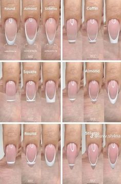 Quartz Nails, Nail Techniques, Cute Simple Nails, Quartz Nail, Diy Acrylic Nails, Nagel Tips, Gel Nails Diy, Basic Nails, Clean Nails