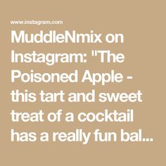 MuddleNmix on Instagram: "The Poisoned Apple - this tart and sweet treat of a cocktail has a really fun balance that is really pulled together with the salted caramel rim! These cocktails are so much fun for the season and your friends will absolutely love them! 

The Ingredients:
- 1.5 oz vodka
- 1 oz Apple liqueur
- 1/2 oz orange liqueur
- 1/2 oz cranberry juice (unsweetened)
- 1/2 oz simple syrup (you can sub out if you use sweetened cranberry juice)
- 1/2 oz fresh squeezed lime juice
- 1 tbsp caramel sauce for rim
- 1 punch salt for rim
- Dehydrated apple for garnish

The Cocktail:
1. Coat rocks glass rim with caramel sauce and salt
2. To your cocktail shaker, add vodka, apple liqueur, orange liqueur, cranberry juice, simple syrup, lime juice and ice
3. Shake well to incorporate the fl Poisoned Apple, Orange Liqueur, Cocktail Shaker, Caramel Sauce, Sweet Treat, Salted Caramel, Lime Juice