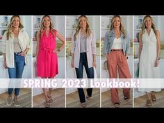 Spring 2023 Casual, Outfit Ideas For Spring, Fashion Over Fifty, Spring Lookbook, Spring City, Pretty Blouses, Next Clothes, Dinner Outfits