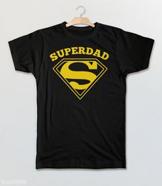 Super Dad Shirt | Dad Gift for Father, Gift for Dad T-Shirt, Gift for Husband Tshirt, Superdad Shirt Superhero Black Top With Letter Print, Superhero Style Black Top With Letter Print, Black Superhero Top With Letter Print, Superhero Letter Print T-shirt, Dad Tshirt, Father Gift, Gift For Father, Super Dad, Gift For Husband