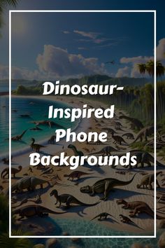 Dinosaur-Inspired Phone Backgrounds Ancient Ruins