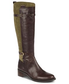 Etienne Aigner Shoes, Colton Riding Boots - Shoes - Macy's  OMG I love these...but too expensive for my budget! Wardrobe Makeover, Horse Accessories, Green Suede, Shopping Travel, Dream Shoes, Boots Shoes, Dream Wardrobe, Designer Collection