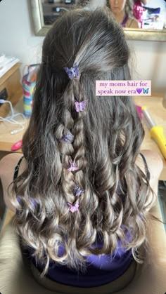 Hair Ideas Eras Tour, Hairstyles For Olivia Rodrigo Concert, Speak Now Hair Ideas, Eras Tour Hair Ideas Speak Now, Hair Inspo For Eras Tour