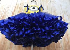 Minion Tutu, Minion Ribbon Trim Tutu, Minion Dress, Minion Party Tutu, Minion Birthday Tutu - Little Ladybug Tutus Minion Tutu, Minion Dress, Ladybug Tutu, Ribbon Trim Tutu, 1st Birthday Tutu, Handmade Tutu, Minion Birthday, Minion Party, Birthday Party Dress