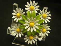 Find many great new & used options and get the best deals for Vintage Unusual Retro Hippy 60's Mod Daisy Flower Cluster Bouquet Brooch at the best online prices at eBay! Free shipping for many products! Vintage Flower Brooches For Vintage Events, Retro Flower-shaped Jewelry For Summer, Retro White Flower Jewelry, Retro Formal Flower Brooch, Vintage Spring Brooches, Retro Flower Brooches For Collectors, Vintage White Flower Brooch, Vintage White Flower Brooches, 2023 Wishlist