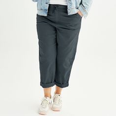 Revive your wardrobe with this Plus Size Sonoma Goods For Life® Easy Paper Bag Waist Capri. Easy Paper Bag, Paper Bag, Capri, Plus Size, Wardrobe