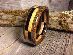 Unique Black Bangle As Gift, Unique Black Bangle For Gift, Wood Turning Pens, Wood Rings, Fashion Items, Wood Turning, Cuff Bracelet, High Gloss, Fashion Item