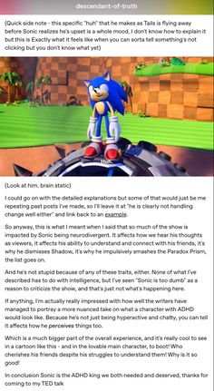 an article about sonic the hedgehog in mario kart