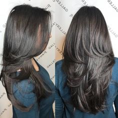 Trendy Layered Hairstyles, Thick Hair Cuts, Long Hair Cuts, Layered Haircuts