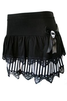 Jessica Louise Mixed Layer Skull Skirt Scene Skirt, Skull Skirt, Punk Skirt, Shop Inspiration, Gothic Skirts, Layer Skirt, Scene Outfits, Solid And Striped, Skull Clothing