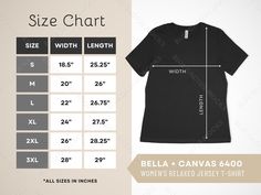 Gallery Photo, Jersey Tee, Size Charts, American Apparel, Digital Image, Canvas Size, Design Template, Heavy Cotton, Cotton Tee