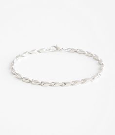 "BKE Chain Bracelet - Silver , Men's Silver Length measures 8". Apparel & Accessories" Silver Bracelet For Boys, Silver Jwellary, Boys Bracelet, Bracelet For Boys, Chain Bracelet Men, Boys Bracelets, Mens Chain Bracelet, Grade 8, Bracelet Men