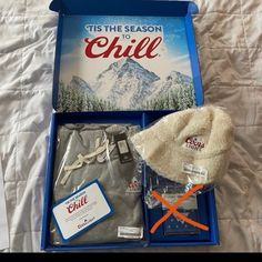 Coors Light Gift Box Includes: White Fuzzy Bucket Hat Large Grey Drawstring Hoodie Message Me To Buy Individual Items Light Sweaters, Fuzzy Bucket Hat, Blue Crewneck, Coors Light, Light White, Zara Man, Light Sweater, Sweaters Crewneck, Drawstring Hoodie