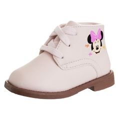 These adorable Disney Minnie Mouse Girls Infant Walking Shoes are perfect for your little one's first steps. The faux leather upper is soft and comfortable, while the lace up closure ensures a secure fit. The non-slip sole provides traction on all surfaces. Your little one will love the fun Minnie Mouse design, and you'll appreciate the quality and comfort of these shoes. Minnie Mouse Shoes Template, Baby First Walking Shoes, Toddler Walking, Shoes For Babies, Baby's First Step, Baby Walking Shoes, Minnie Mouse Girl, Closed Toe Shoes, Ankle Heels