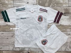 Mexico kids uniform includes jersey and shorts Made In Mexico 100% Polyester ⚠️IMPORTANT⚠️ Name must be 10 characters or less for best results but contact me if the name is more than 10 characters long or if you are unsure if the name will fit. 🌸Shipping Information🌸 I cannot guarantee a delivery date. Items usually take up to 3 business days to be delivered but please keep in mind that USPS can delay a package if they reach an inconvenience on their end. If you have not received your item but Mexican Team, Kids Uniform, Mexico Jersey, Mexico Soccer Jersey, Women Football, Mexico Soccer, Kids Uniforms, Jersey Outfit, Womens Football