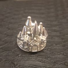 Fashion Luxury Castle Ring. Definitely Makes A Statement Of Its Own. Castle Ring, Pear Wedding Ring, Raw Diamond Engagement Rings, Silver Wrap Ring, Costume Rings, Moon And Star Ring, Moonstone Ring Sterling Silver, Luxury Rings, Sapphire Diamond Ring