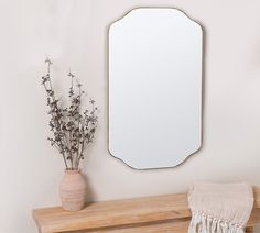 Master Bath Mirror, Mirror Pottery, Powder Room Mirror, Reflective Light, Rectangular Wall Mirror, Holiday Lookbook, Decorative Mirrors, Mirror Silver, Keeping Room