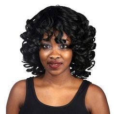 35cm Black African Curly Wig, Natural Looking Heat Synthetic Hair with Rose Net Cap : wigs Color: as the picture shows, (Due to the difference between different monitors, the picture may have slight color difference. please make sure you do not mind before ordering, Thank you!) Package weight: 250g Our 35cm Black African Curly Wig is for anyone looking for a stylish and easy-to-wear wig. Made of high-temperature fiber, our wig is soft and comfortable to wear, ensuring a natural-looking hairstyle Wigs Color, Black Curly Wig, Short Box Braids, Wig Lace Front, Natural Looking Wigs, Diy Eyelash Extensions, Black Curly, Short Curly Wigs, Wispy Lashes