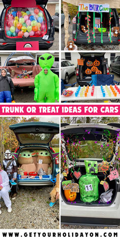 Keywords: Trunk Decorating for Halloween, Halloween trunk decorations, spooky trunk ideas, Trunk or Treat, Halloween car decorations, creative trunk ideas, festive trunk setup

Trunk Decorating for Halloween with spooky decorations, ghost cutouts, and Halloween-themed treats Trunk Or Treat Ideas For Minivan Easy, Trunk Or Treat Ideas For Minivan, Halloween Car Decorations Trunks, Trunk Or Treat Themes For Cars, Interactive Trunk Or Treat Ideas, Party Game Prizes, Easy Decorations