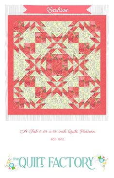 the quilt factory's free pattern is shown