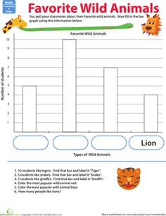 the favorite wild animals worksheet