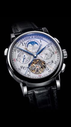 A. Lange & Söhne Tourbillon A Lange Sohne, Mens Watches Affordable, Calendar Time, Amazing Watches, Best Watches For Men, Modern Watches, Fossil Watches