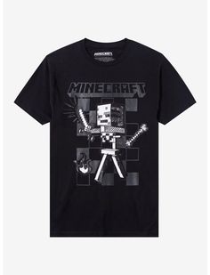 Minecraft Enderman T-Shirt | Hot Topic Hot Topic T Shirts, Minecraft Shirt, Minecraft Shirts, Minecraft Enderman, Minecraft Logo, Hot Topic Shirts, Hello Kitty House, Disney Dragon, Exploding Kittens