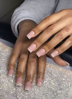 Natural Nails Acrylic Coffin, 1 Colour Nails, Short Basic Nails Acrylic, Short Square Acrylic Nails Simple One Color, Natural Colors Nails, Short Nails Natural Color, Base Color Nails, Long Square Acrylic Nails Neutral, Natural Color Acrylic Nails Short