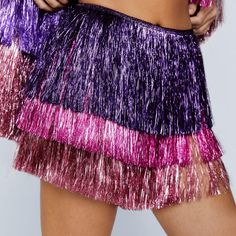 Nwt ! Missed The Return Window. Perfect For A Concert Or Festival! Rave Skirt, Fringe Shorts, Fringe Festival, Short Fringe, Fringe Skirt, Fringe Jacket, Black High Waist, Rave Outfits, Festival Outfits