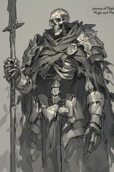 Videogame Concept Art, Bone Creature, Skeleton Character Art, Dnd Mummy, Mask Character Design, Skull Armor Character Design, Skeleton Knight, Skeleton In Armor, Dnd Goliath